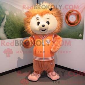 Peach Porcupine Maskottchen...