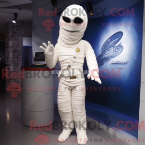 White Mummy mascot costume...