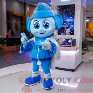 Blue Tooth Fairy maskot...