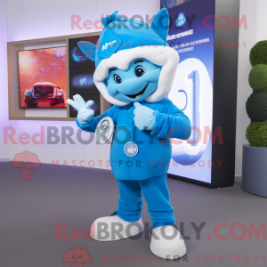 Blue Tooth Fairy maskot...