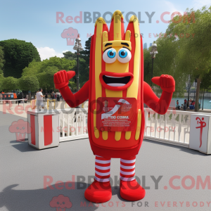 Red French Fries mascot...