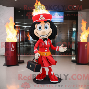 Postava maskota Red Fire...