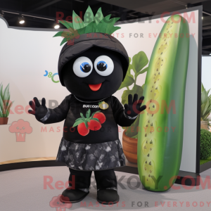 Black Zucchini mascot...