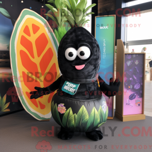 Black Zucchini mascot...