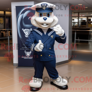 Disfraz de mascota de Navy...