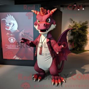 Maroon Dragon máscara de...