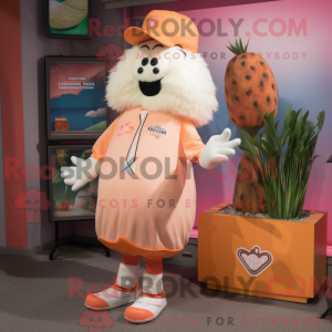 Maskottchenkostüm Peach...