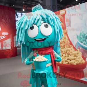 Turquoise Ramen mascot...