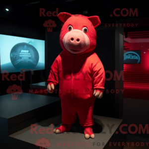 Maskottchenkostüm Rotes...