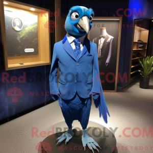 Olive Blue Jay maskot...