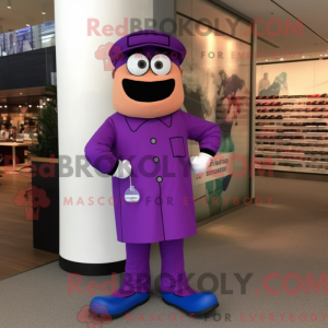 Purple Doctor mascot...