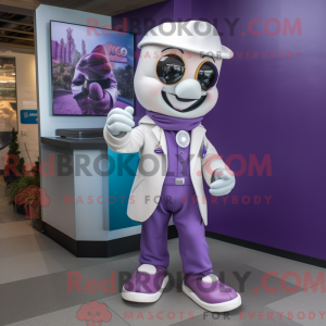 Disfraz de mascota Purple...