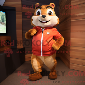 Rust Chipmunk mascot...