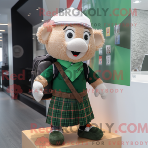 Irish Flag mascot costume...