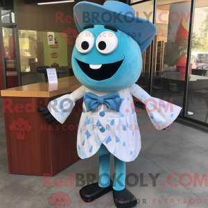 Sky Blue Shakshuka mascot...