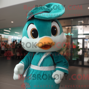 Teal Pho Maskottchen Kostüm...