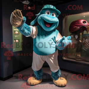 Teal Baseball Glove...