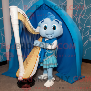 Sky Blue Celtic Harpe...