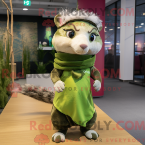 Oliven Ferret máscara de...