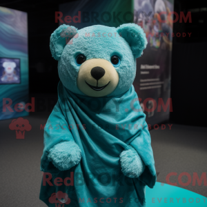 Turquoise teddybeer...