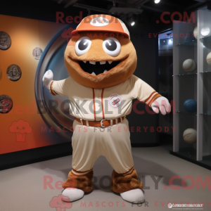 Rust Baseball Ball maskot...