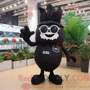 Black Beet mascot costume...