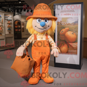 Orange Vogelscheuche...