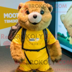 Yellow Marmot mascot...