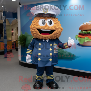 Navy Hamburger maskot...