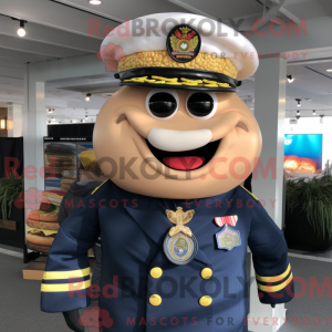 Navy Hamburger maskot...