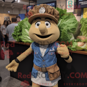 Brun Caesar Salat maskot...