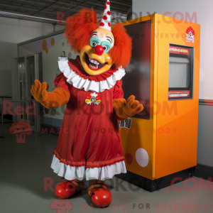 Postava maskota Rust Clown...