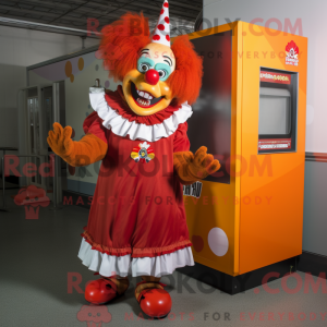 Rust Clown Maskottchen...