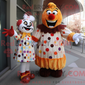 Rust Clown mascot costume...