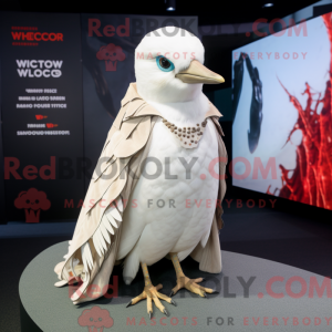 White Woodpecker mascot...