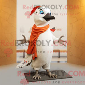 Hvid spætte maskot kostume...
