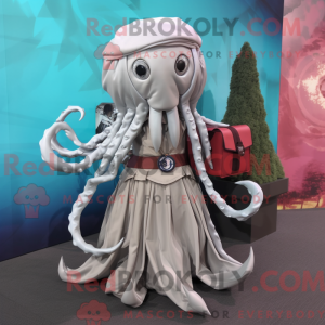 Silver Kraken mascot...