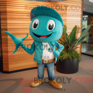 Postava maskota Teal...