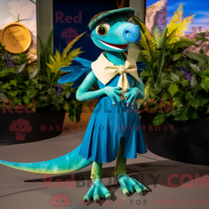 Turkis Dimorphodon maskot...