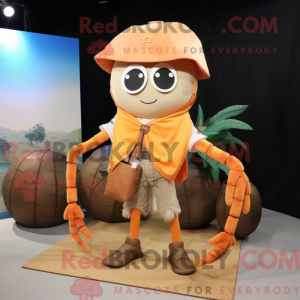 Peach Spider mascot costume...