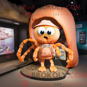 Peach Spider mascot costume...