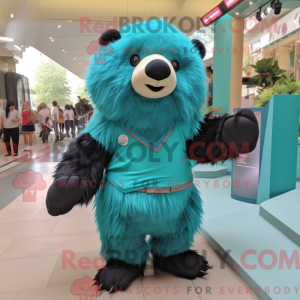 Maskotka Teal Sloth Bear...