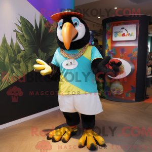 Tukan maskot kostume...