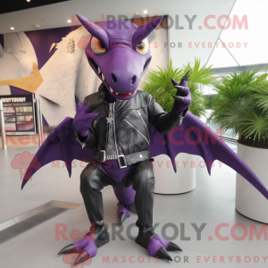 Lilla Pterodactyl maskot...