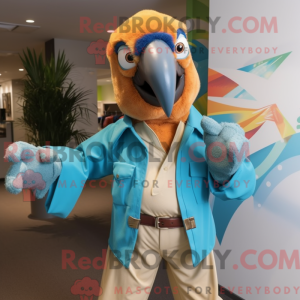 Postava maskota Tan Macaw...
