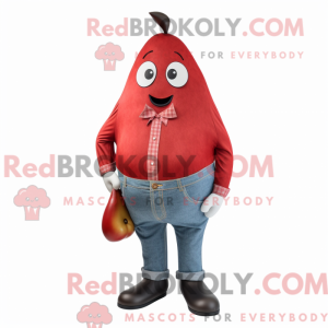 Postava maskota Red Pear...