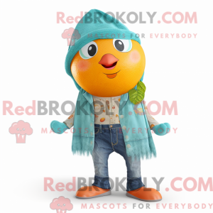 Teal Grapefruit mascot...