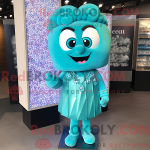 Cyan Candy Box mascot...