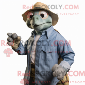 Olive Sea Turtle mascot...