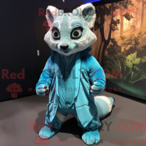 Sky Blue Civet maskot...